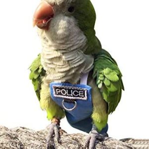 HEZHUO Bird Clothes Parrot Diapers Bird Flight Suits, Reusable Waterproof Diapers pet Bird Supplies Poli (M)