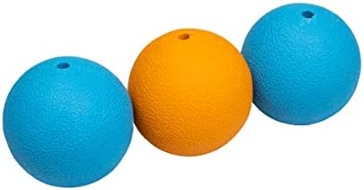 Amazon Basics Squeaker Toy Dog Balls, 2.5-Inch, 3-Pack