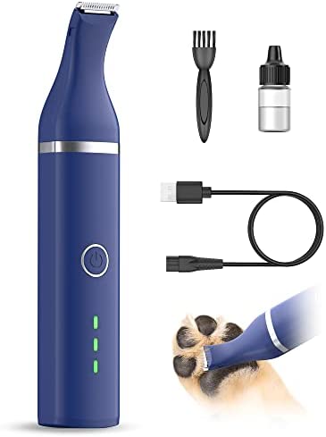 Dog Paw Trimmer for Grooming, 2-Speed Small Dog Clippers for Pets Paws, Face, Ear, Pet Grooming Tool for Dogs Cats Rabbits