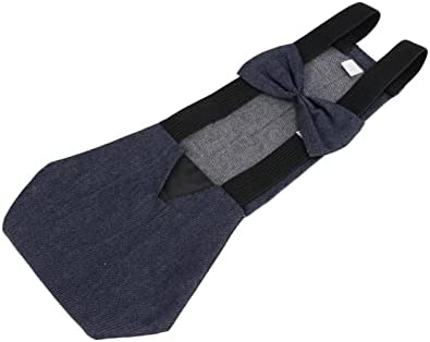 FASJ Pet Chicken Diapers, Duckling Diapers Waterproof Easy to Wear Fashionable Reusable with Inside Pocket for Goose Duck(Denim Blue, L)