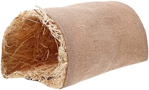 UKCOCO Hamster Tunnel Tube, Small Animals Hideout Nest DIY Arched Hiding Interactive Toy for Rabbit Squirrel Chinchilla Ferrets Rat