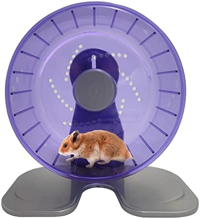 Petest Hamster Exercise Wheel, Silent Spinner Hamster Running Wheels, Diameter 8.3 inch, Purple