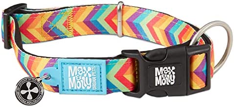 Max & Molly Ultra Comfortable Padded Neoprene Sport Dog Collar with Smart-ID Tag