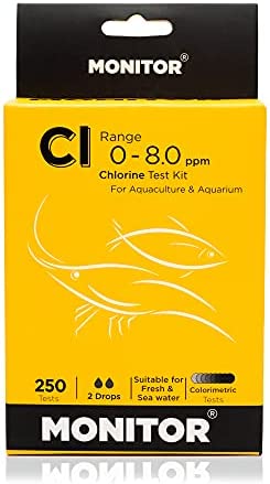 Monitor Chlorine Test KIT (250 Tests) – Monitor Aquarium and aquaculture Water Quality