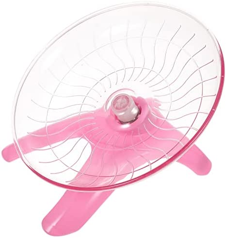 Mipcase Small Animal Exercise Wheels Hamster Wheels, Hamster Silent Chinchilla Wheel Household Rat Wheel Hedgehog Wheel Flying Saucer, Hamster Hamster Wheel