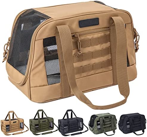 VEAGIA Cat Carrier,Pet Carrier,Cat Carriers for Medium Cats Under 25,Soft Puppy Travel Bag Carriers for Small Dogs Airline Approved