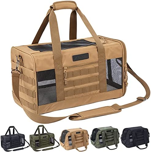 VEAGIA Soft Cat Carrier,Pet Carrier,Cat Bag Carriers for Medium Cats Under 25 Puppy Dog Carriers Airline Approved for Small Dogs