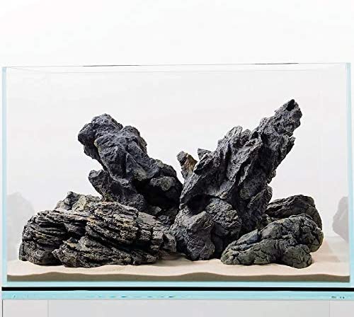 CURRENT USA Seiryu Stone Collection 7 Pieces | Molded Aquarium Decor for up to 30″ Aquariums