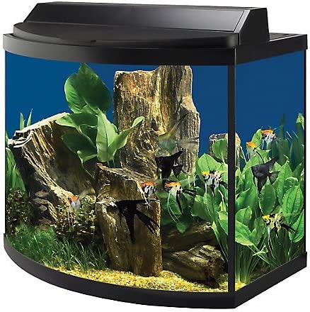 Aqueon Bow Front Fluorescent Deluxe Full Hood 23in