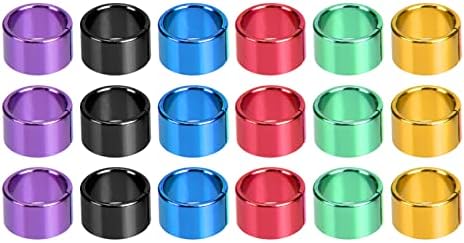 YARNOW 18pcs Bird Ring Leg Bands Metal Chicken Leg Bands Clip on Bird Identification Leg Rings for Pigeon Doves Chicks Bantam Quail Lovebirds Finch Small Poultry