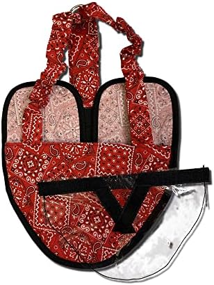 Hen Holster, Wrap-Around Chicken Diapers, Comfy Chicken Diapers for Hens & Roosters, US-Made Chicken Diaper, Must-Have Chicken Accessories, with Removable Liner, XL, Red Bandana – Crazy K Farm