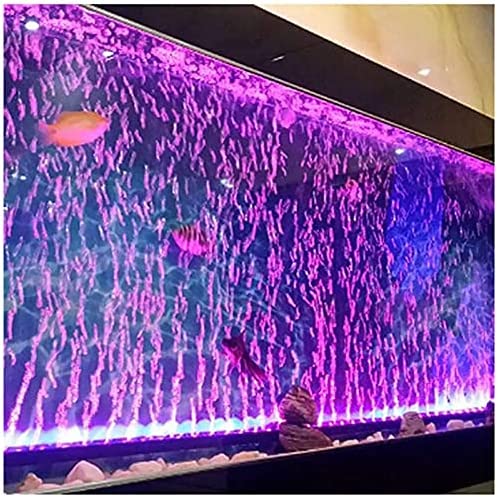 HCDMRE LED Air Bubble Light Aquarium Light Underwater Submersible Fish Tank Light Color Changing Making Oxygen Aquarium Tools,Us Plug (67cm/26.4″)