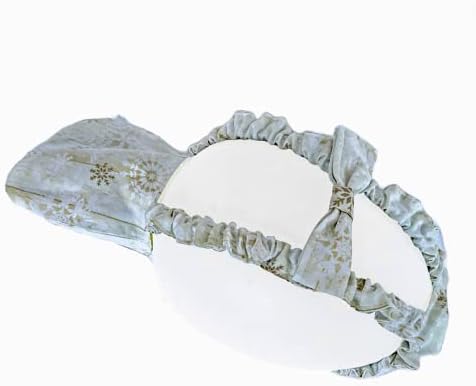 Washable Chicken Diapers for Hens or Roosters – Fashionable Nappy – Pet Chicken Diaper (Snowflake, Small)